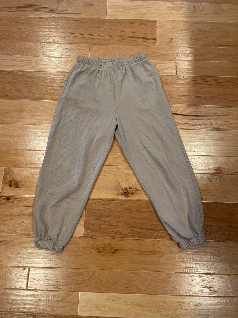 Garage Light Beige Jogger Sweatpants